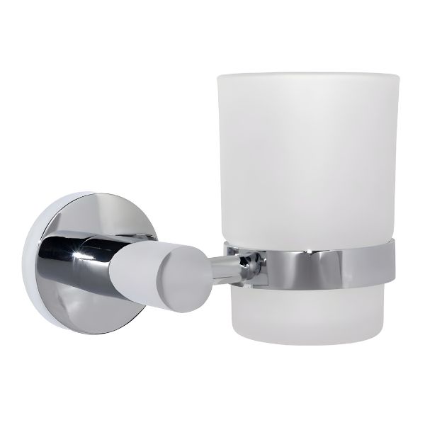 Porta Vaso de Semi Empotrar acabado en Cromo PV700